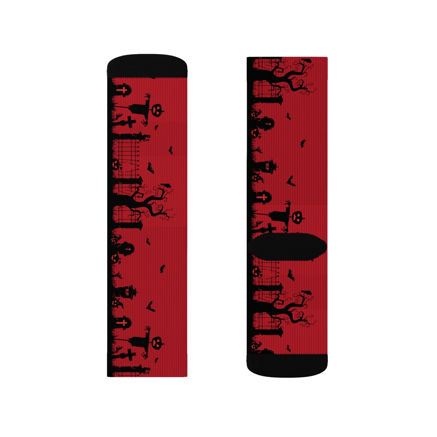 Windsor Wonders Red Graveyard Sublimation Socks