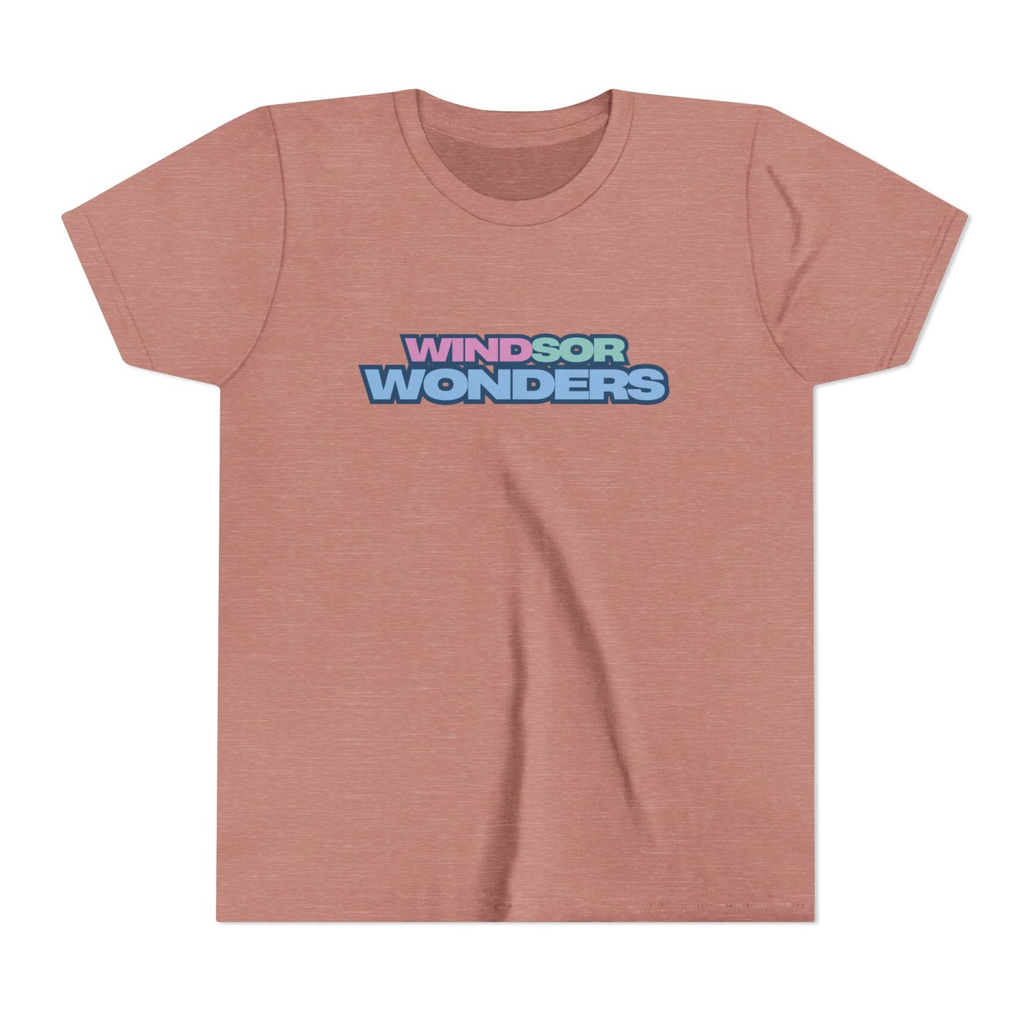 Windsor Wonders Youth Short Sleeve Tee - 'Windsor Wonders' Graphic T-Shirt, Fun Summer Wear, Gift for Kids, Adventure Apparel, Family Outing
