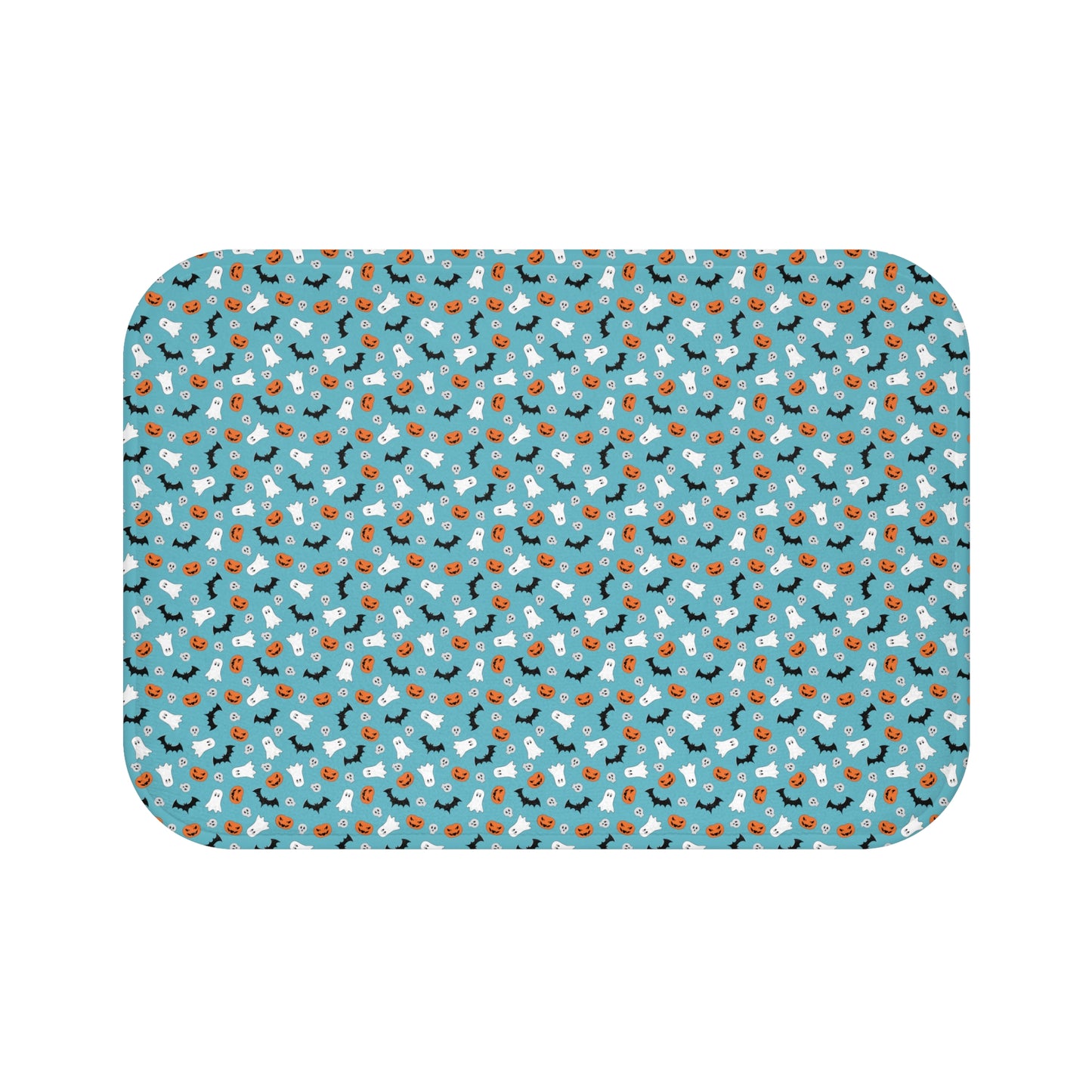Windsor Wonders Blue Halloween Bath Mat