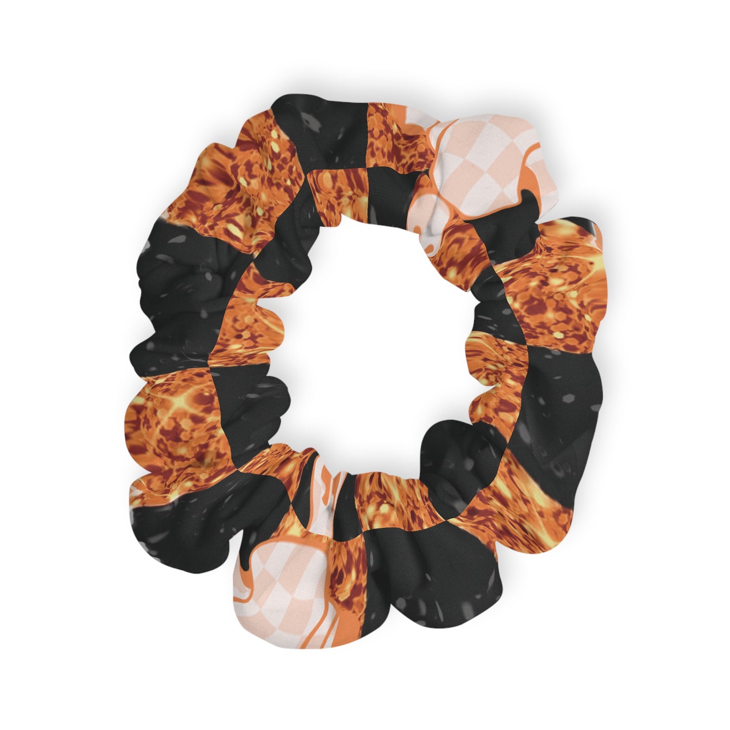 Windsor Wonders Orange Ghosts Scrunchie