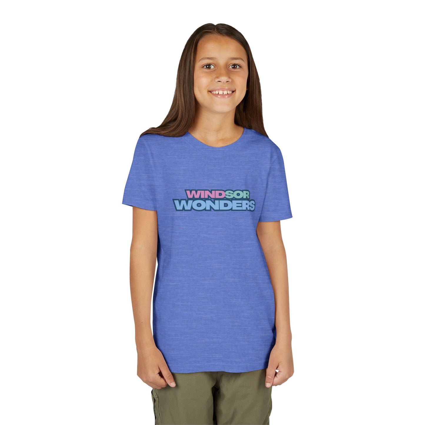 Windsor Wonders Youth Short Sleeve Tee - 'Windsor Wonders' Graphic T-Shirt, Fun Summer Wear, Gift for Kids, Adventure Apparel, Family Outing