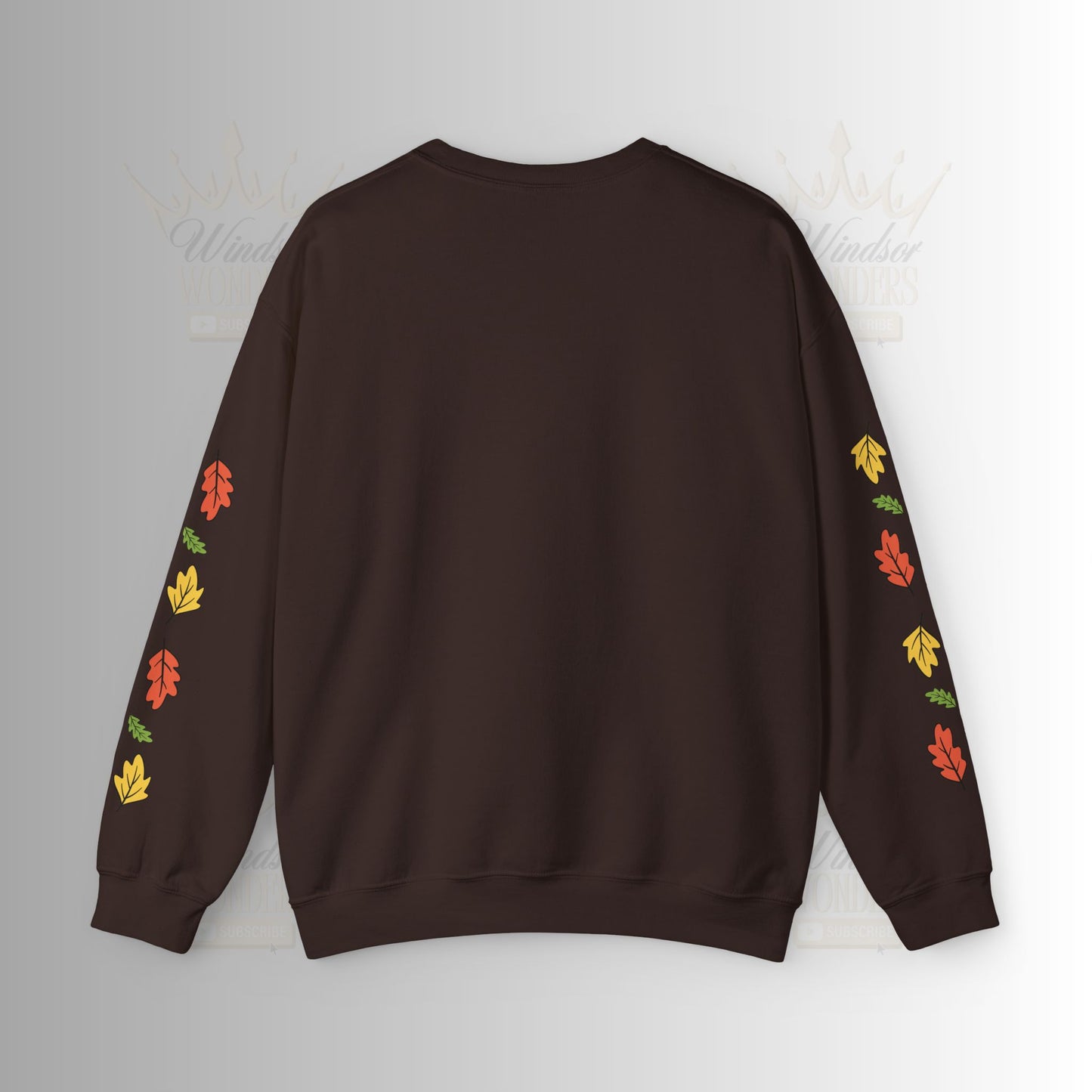 Autumnal Leaves Sweatshirt - Cozy Fall Crewneck for Nature Lovers, Perfect Gift for Thanksgiving, Casual Wear, and Seasonal Celebrations