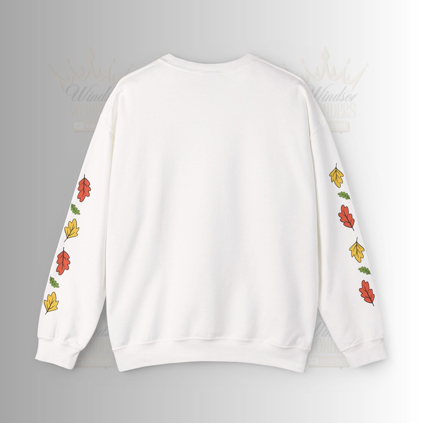 Autumnal Leaves Sweatshirt - Cozy Fall Crewneck for Nature Lovers, Perfect Gift for Thanksgiving, Casual Wear, and Seasonal Celebrations