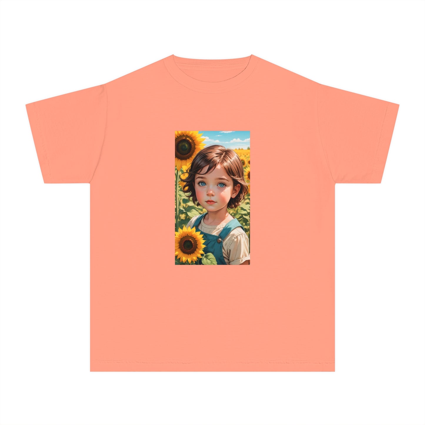 Kalli Sunflower Youth T-Shirt - Midweight Cotton Tee