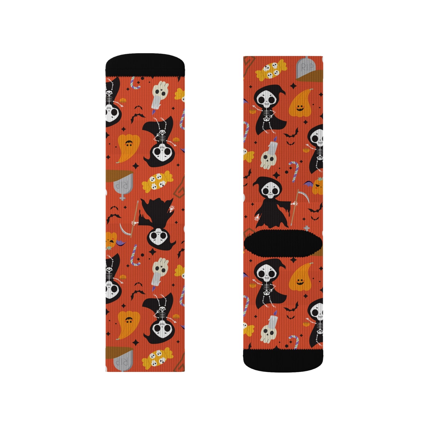Windsor Wonders Reaper Halloween Sublimation Socks