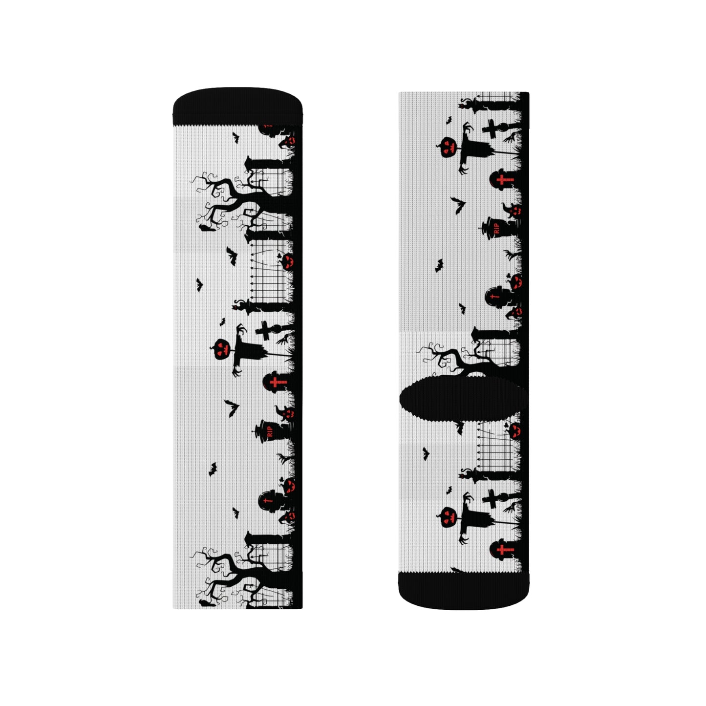 Windsor Wonders White Graveyard Sublimation Socks
