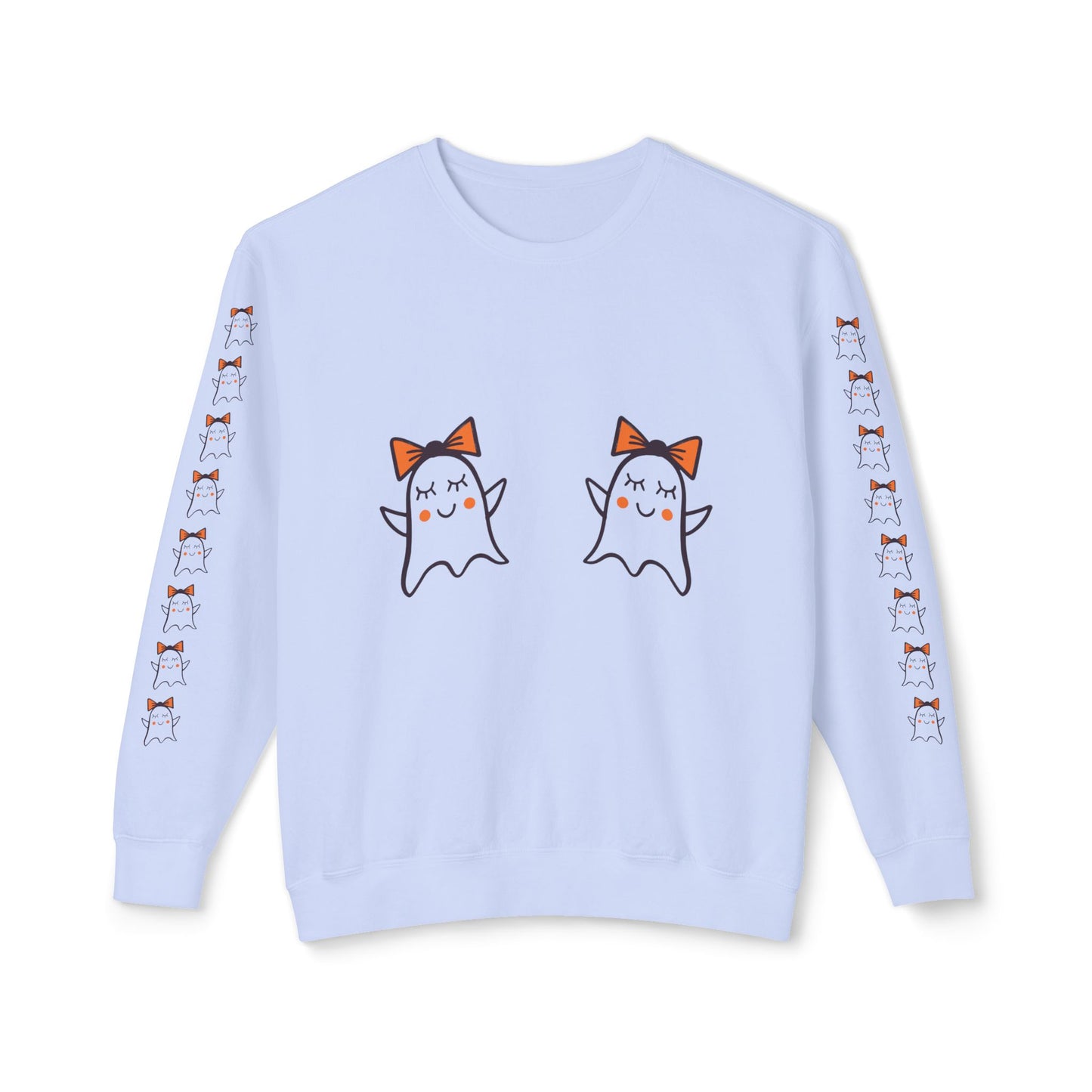 Cute Ghosts Unisex Lightweight Crewneck Sweatshirt