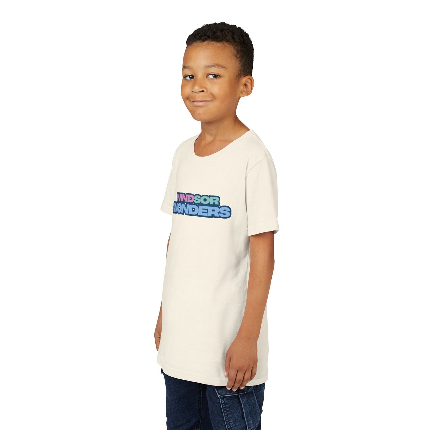 Windsor Wonders Youth Short Sleeve Tee - 'Windsor Wonders' Graphic T-Shirt, Fun Summer Wear, Gift for Kids, Adventure Apparel, Family Outing
