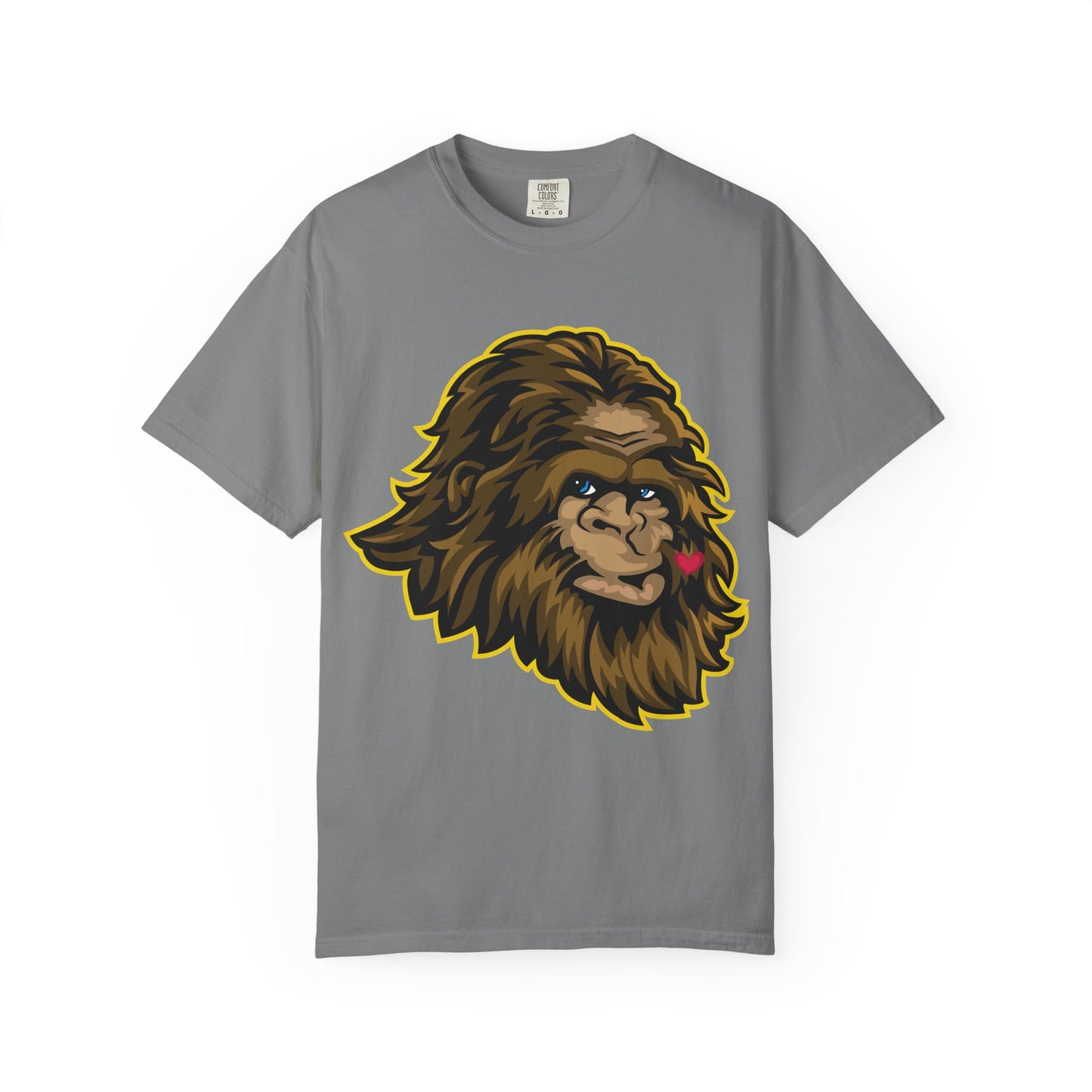 Sasquatch Kisses T-Shirt, Unisex Graphic Tee, Wild Animal Shirt, Nature Lover Gift, Unique Casual Wear, Funny Big Foot T-Shirt