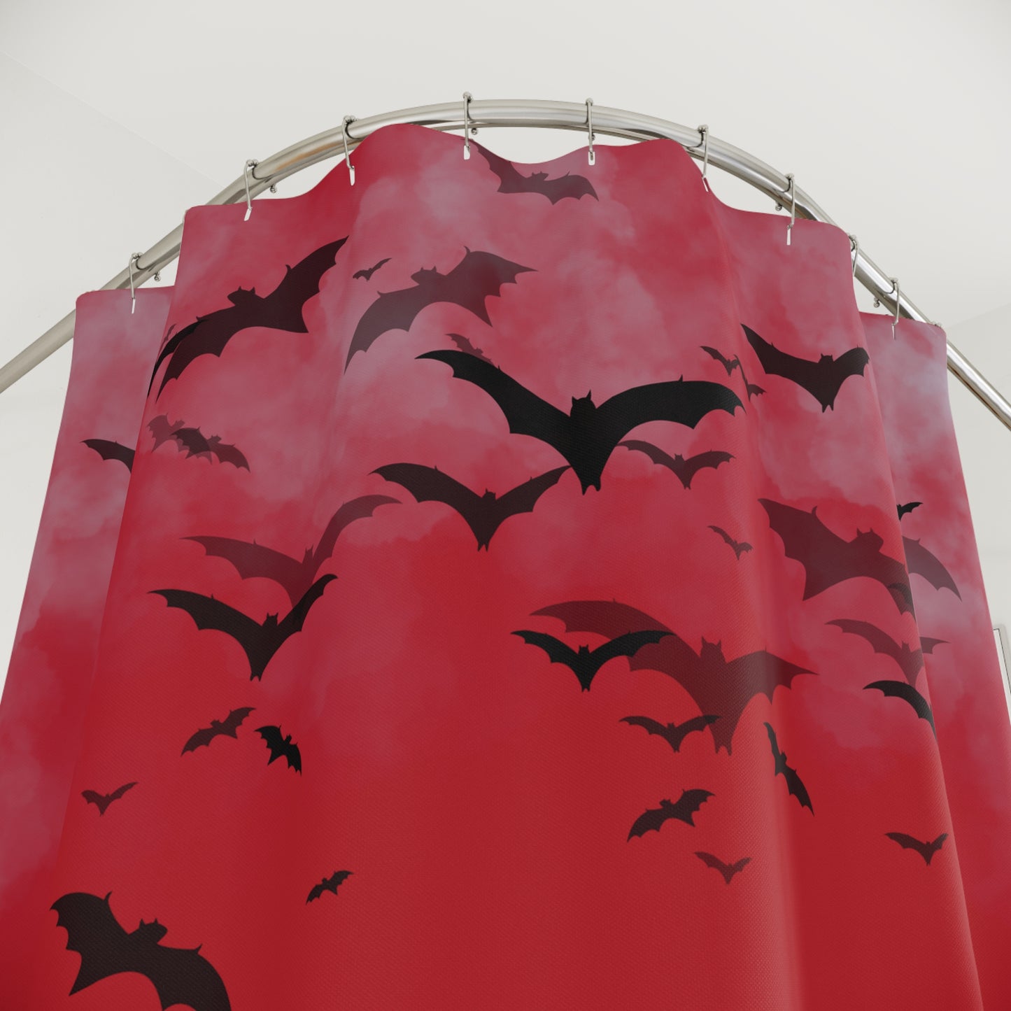 Windsor Wonders Red Graveyard Shower Curtains