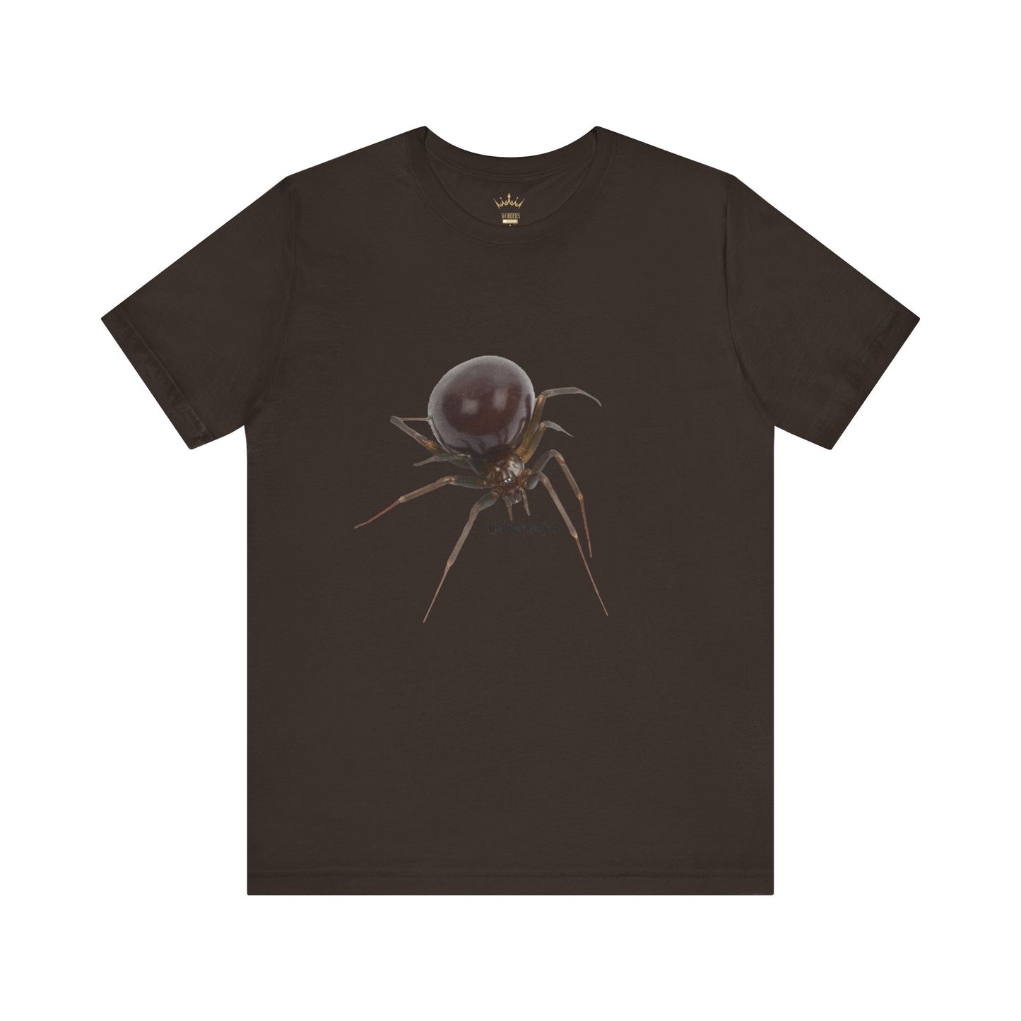 False Widow Spider Tee, Unisex Short Sleeve Shirt, Cool Graphic Tee, Halloween Shirt, Nature Lover Gift, Unique Insect T-Shirt