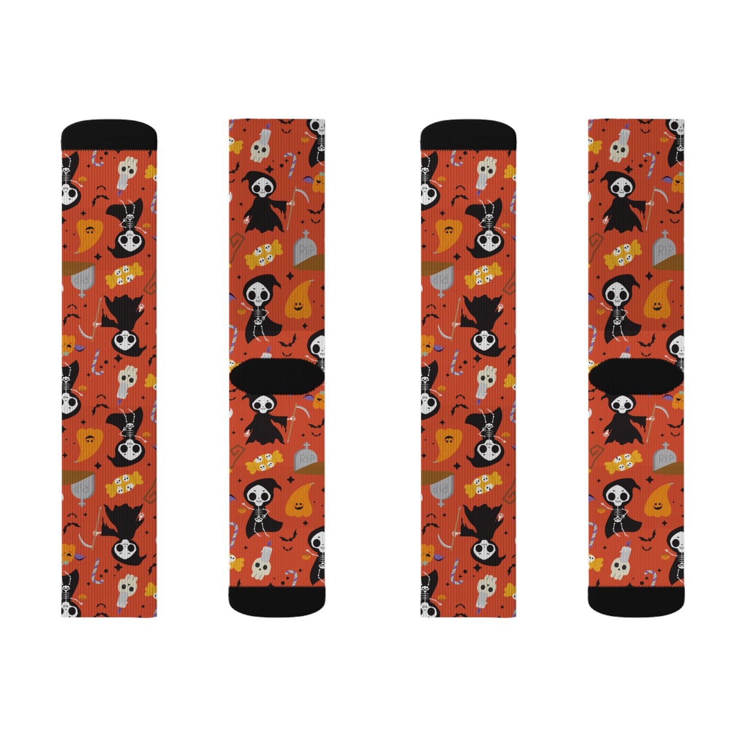 Windsor Wonders Reaper Halloween Sublimation Socks