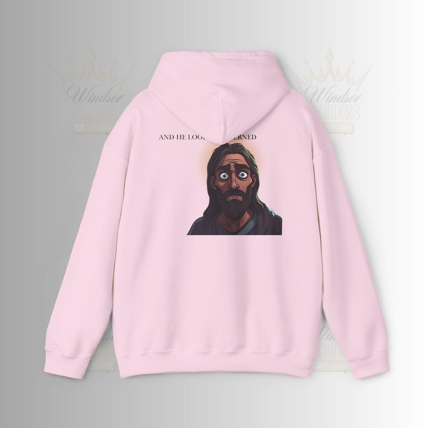 Jesus is Watching Hoodie | Unisex Heavy Blend Sweatshirt, Humorous Christian Apparel, Religious Gift, Casual Wear, Unique Streetwear