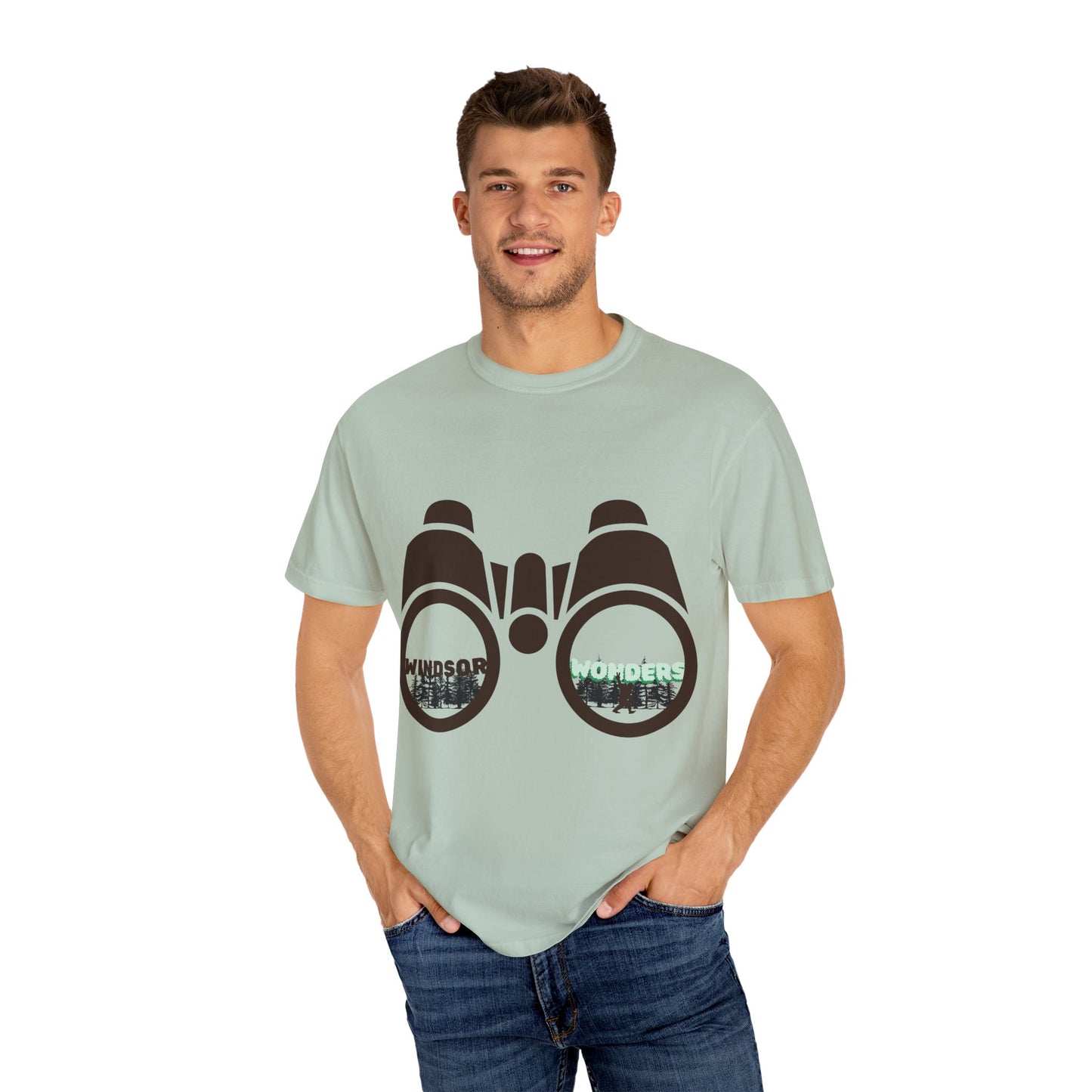 Unisex Windsor Wonders Binoculars T-Shirt, Nature Lover Gift, Outdoor Adventure Tee, Gift for Her, Hiking Shirt, Summer Casual Wear