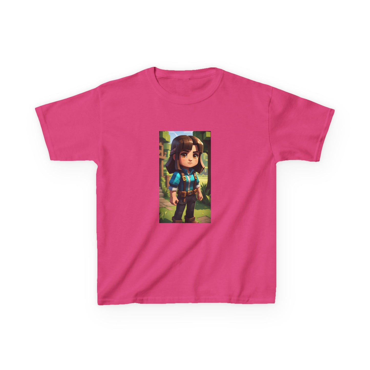 Windsor Wonders Block Gamer Girl Kids Heavy Cotton™ Tee