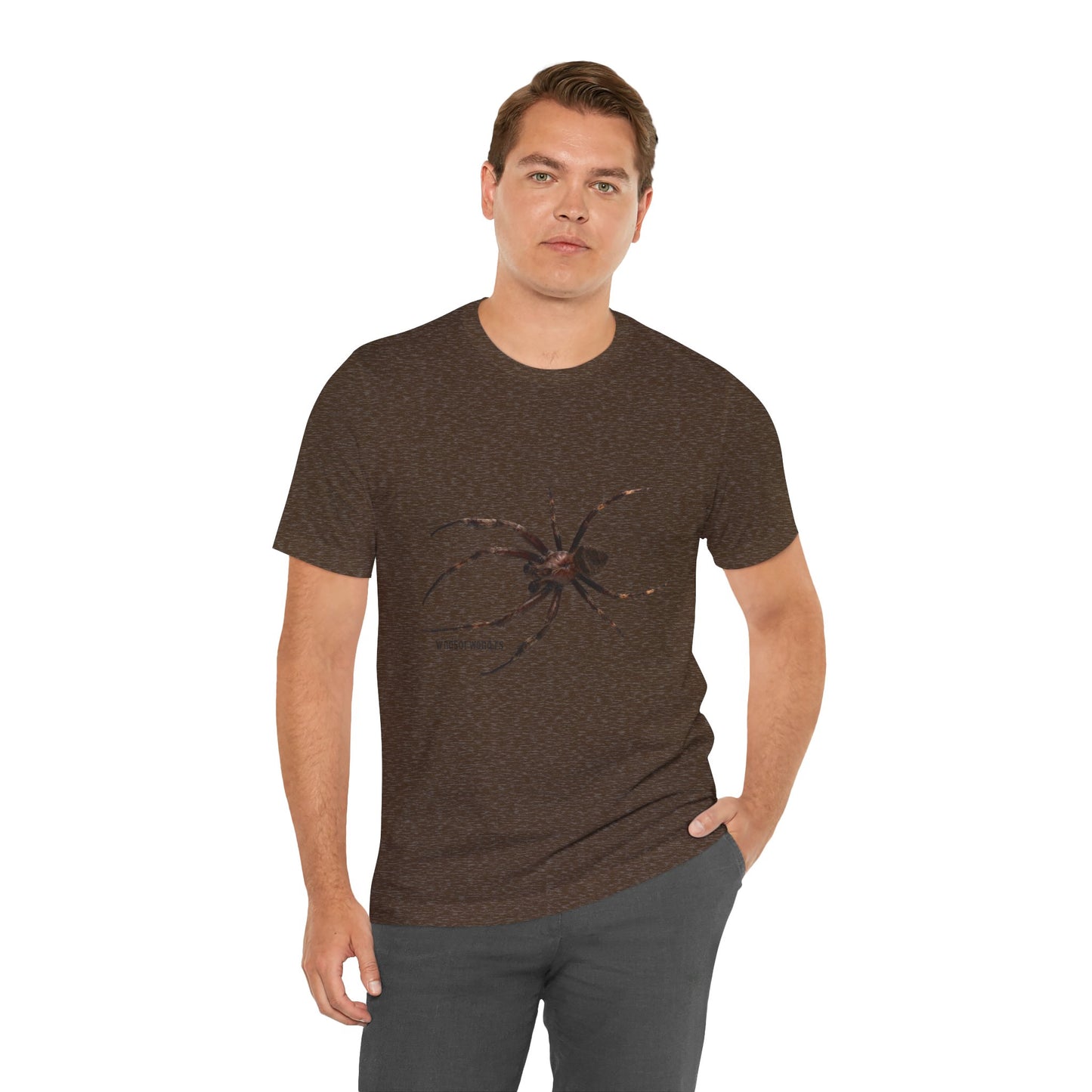 Weaver Spider Tee - Unisex Jersey Short Sleeve Tee, Halloween Shirt, Graphic Tee for Nature Lovers, Gift for Arachnophobes, Casual Wear