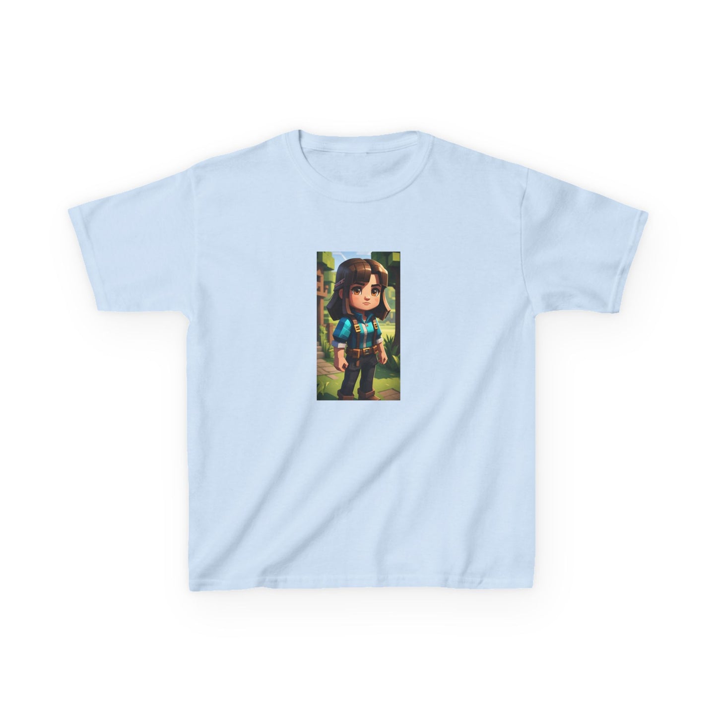 Windsor Wonders Block Gamer Girl Kids Heavy Cotton™ Tee