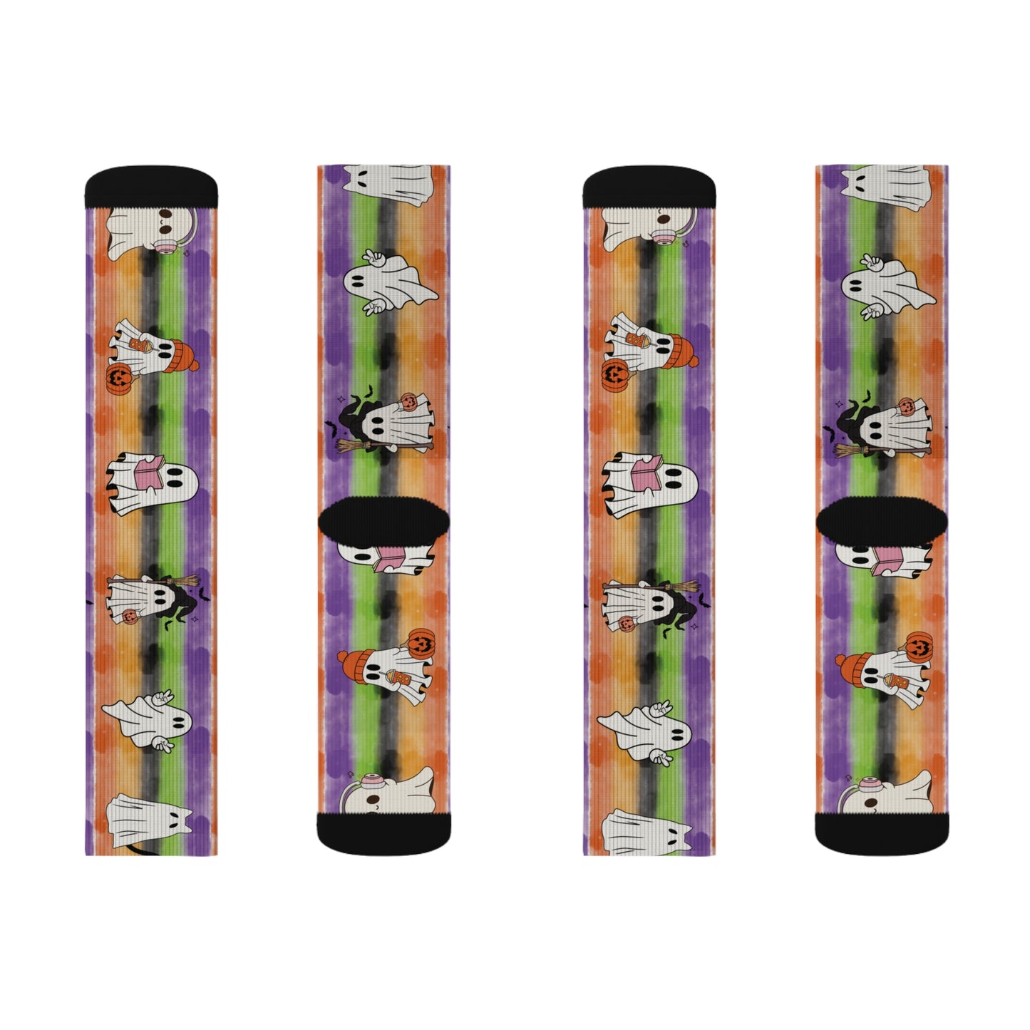 Windsor Wonders Halloween Ghosts Sublimation Socks
