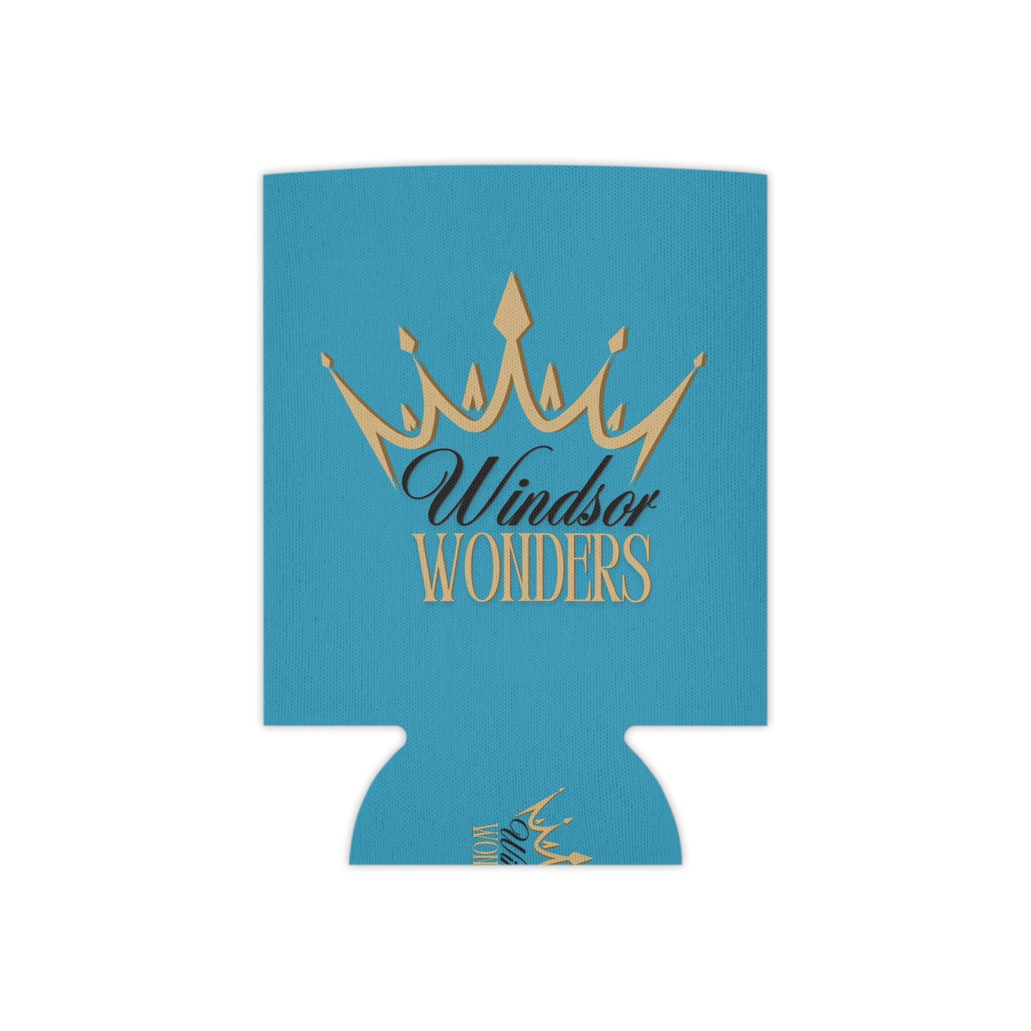 Elegant Windsor Wonders Crown Can Cooler, Bridal Shower Favor, Party Beverage Sleeve, Birthday Gift, Summer BBQ Accessory