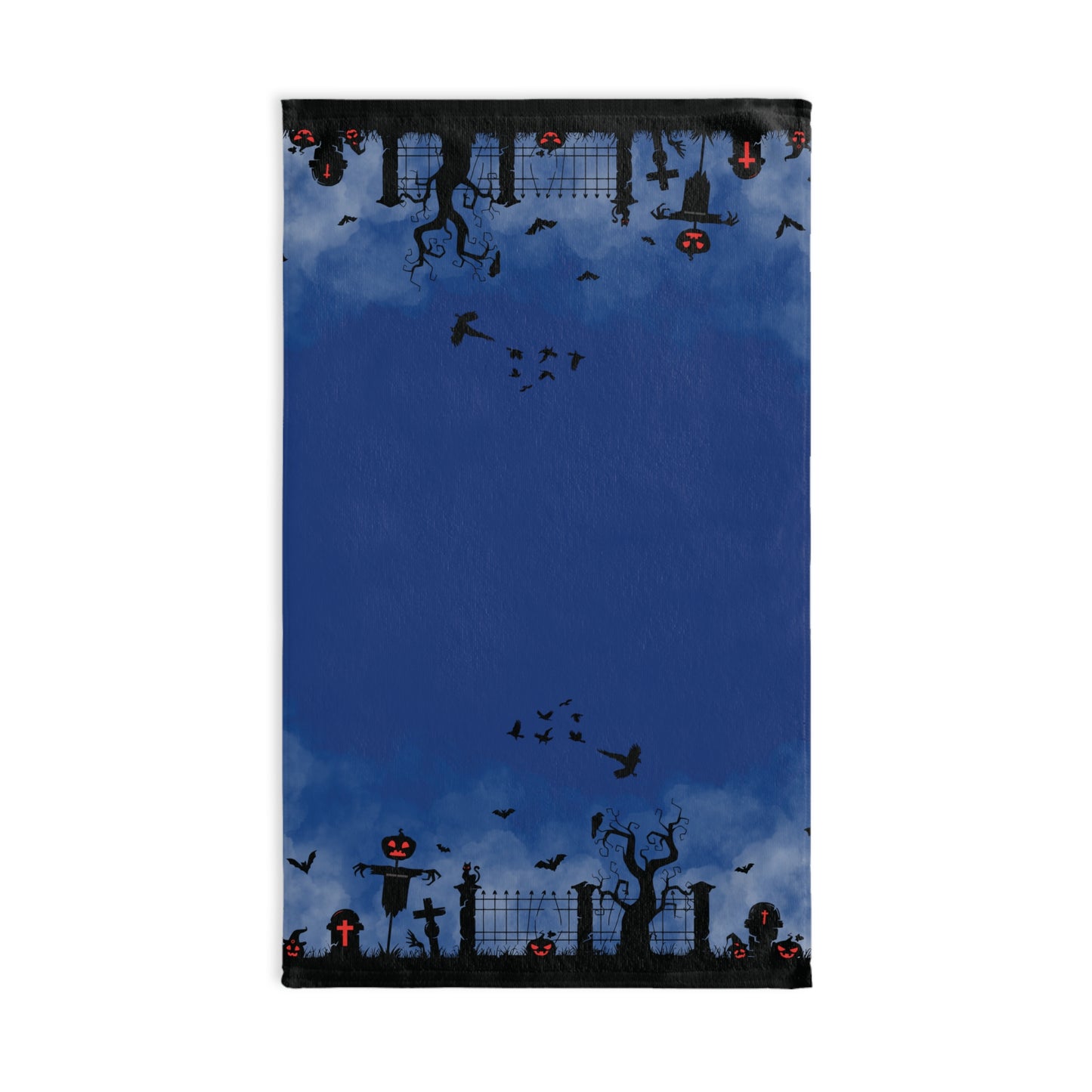 Windsor Wonders Dark Blue Graveyard Hand Towel