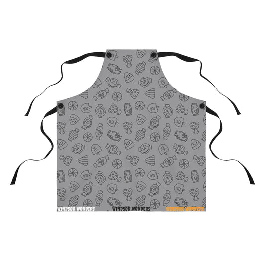 Windsor Wonders Grey Halloween Candy Apron (AOP)