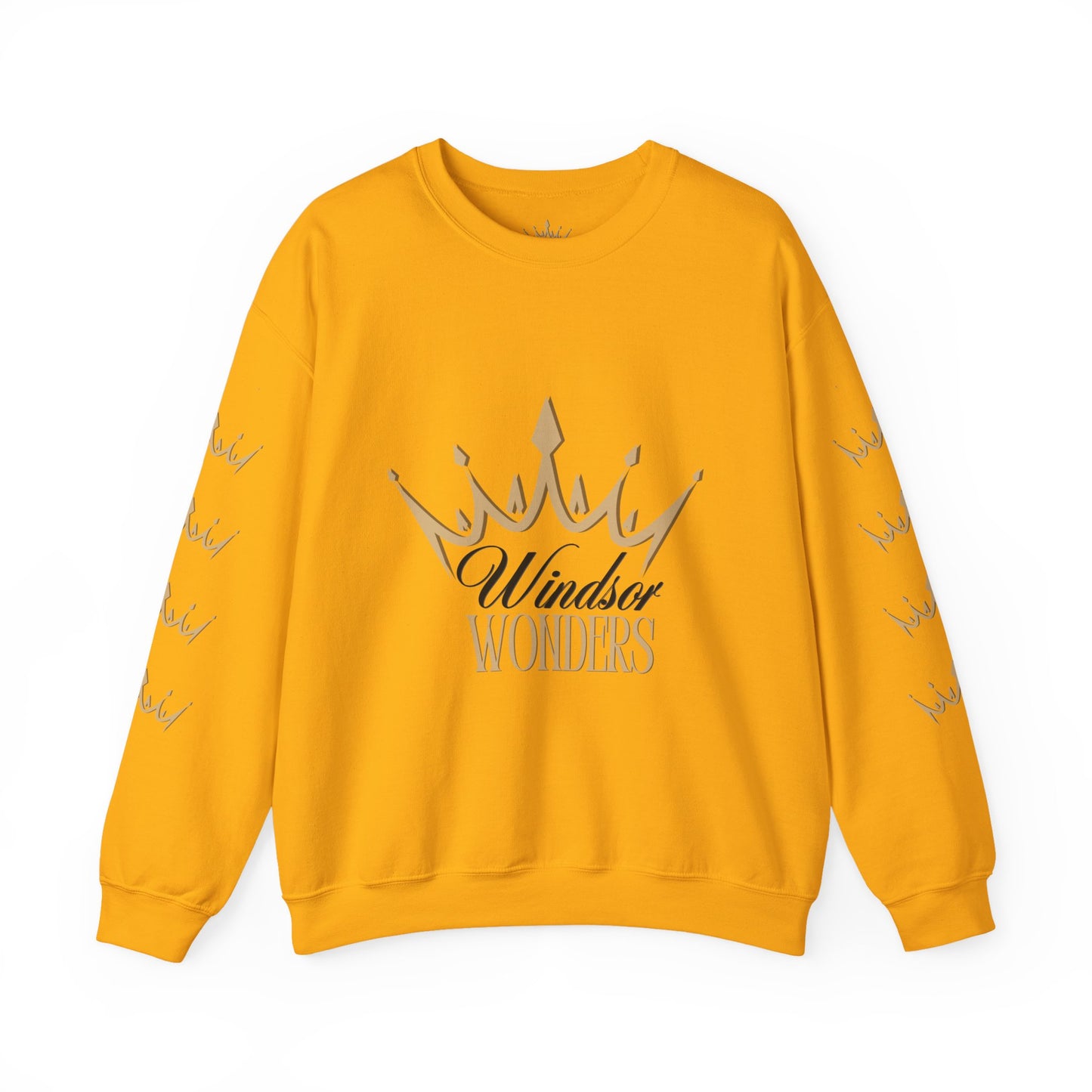 Windsor Wonders Crown Sweatshirt, Cozy Unisex Crewneck for Celebrations, Perfect Gift for Birthdays, Holidays, or Casual Wear